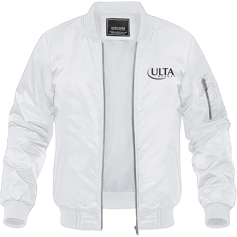 Men's Ulta Beauty  Lightweight Bomber Jacket Windbreaker Softshell Varsity Jacket Coat